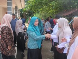 Ketua TP PKK Kabupaten Asahan Lakukan Peninjauan Pelayanan Posyandu