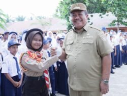 Bupati, Wakil Bupati dan Sekda Asahan Pimpin Upacara Hari Pertama Masuk Sekolah