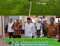 Wujud Komitmen Menjaga Ketahanan Pangan, Direktur Jenderal Tata Ruang Dampingi Menteri Nusron dalam Rakor Bersama Kepala Daerah se-Sulawesi Selatan