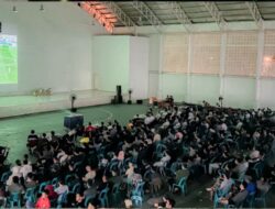 Bupati Labuhanbatu Gelar Nobar Final Piala Dunia dan Bagi Hadiah Doorprize