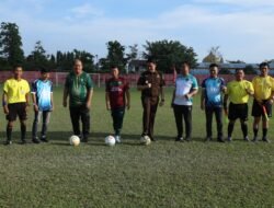 Bupati Asahan Buka Turnamen Sepak Bola Kemerdekaan Ke-81 Perebutkan Piala Dandim 0208/Asahan
