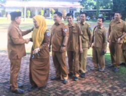 Sekda Labuhanbatu Pamitan Pensiun Saat Pimpin Apel Gabungan