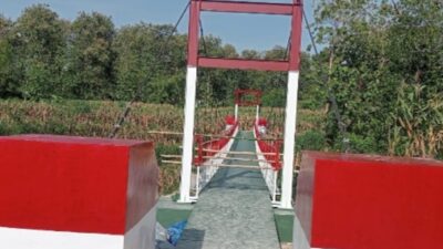 Jembatan Garuda Jadi Kado HUT RI ke-81 bagi Warga Desa Terisolasi