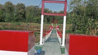 Jembatan Garuda Jadi Kado HUT RI ke-81 bagi Warga Desa Terisolasi