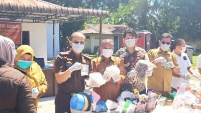 Kejari Asahan Laksanakan Pemusnahan Barang Bukti