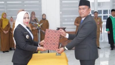 Bupati Lantik Abdi Jaya Pohan Sebagai Pj Sekda, Penunjukan Berdasarkan Surat Keputusan Gubsu
